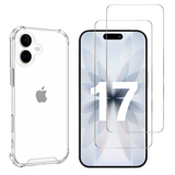 pack-iphone-17-coque-hard-antichoc-verre-trempe | Phonillico
