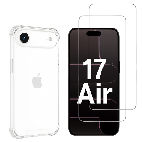 pack-iphone-17-air-coque-hard-antichoc-verre-trempe | Phonillico