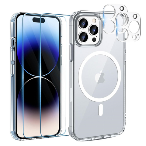 pack-iphone-16-pro-max-coque-magnetique-verre-trempe-protection-camera | Phonillico
