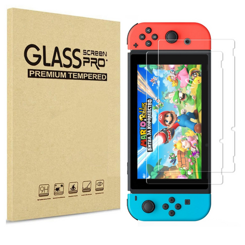 Lot 2 Verres Trempé Nintendo Switch - Phonillico