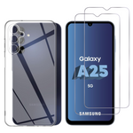 pack-samsung-galaxy-a25-5g-coque-antichoc-verre-trempe | Phonillico