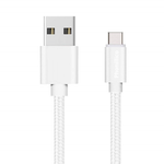 Cable Nylon Argent Type USB C Nokia | Phonillico
