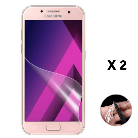 Lot 2 Films Plastique Samsung A3 2017 | Phonillico