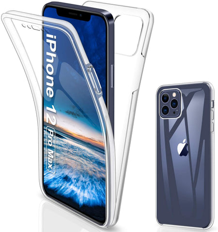 Coque intégrale silicone Apple iPhone 12 Pro Max - Phonillico