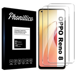 Lot 2 Verres Trempé Oppo Reno 8 5G - Phonillico