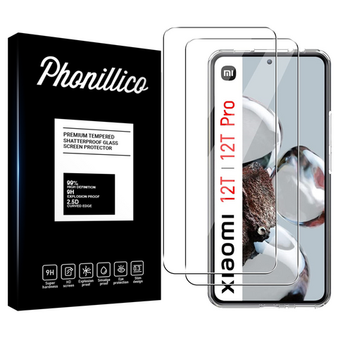 Lot 2 Verres Trempé Xiaomi 12T Pro | Phonillico