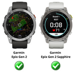 Lot 2 Verres Trempé Garmin Epix Gen 2 / Gen 2 Sapphire