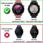 Lot 2 Verres Trempé Garmin Forerunner 255S / 255S Music