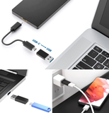Lot 2 Adaptateur USB 3.0 VERS USB-C | Phonillico