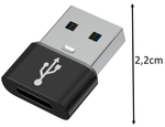 Lot 2 Adaptateur USB 2.0 vers USB-C | Phonillico