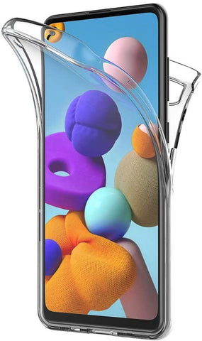 Coque intégrale silicone Samsung Galaxy A21S - Phonillico