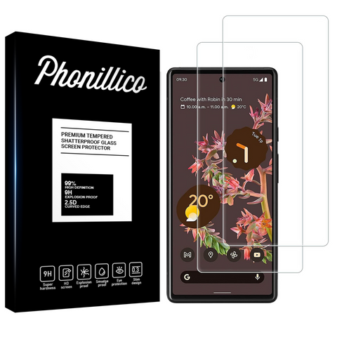 Lot 2 Verres Trempé Google Pixel 6 - Phonillico