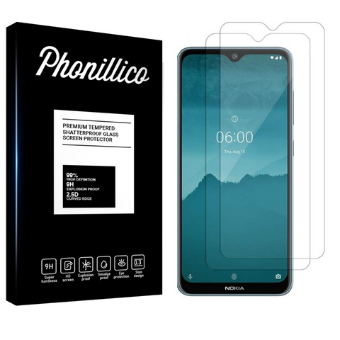 Lot 2 Verres Trempé Nokia 6.2 - Phonillico