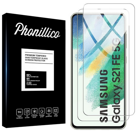 Lot 2 Verres Trempé Samsung S21 FE 5G | Phonillico
