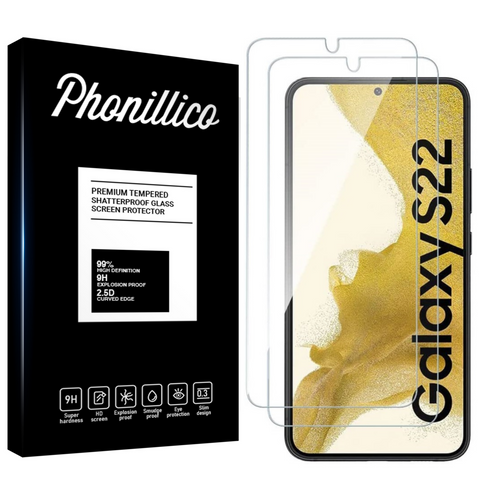 Lot 2 Verres Trempé Samsung S22 5G | Phonillico