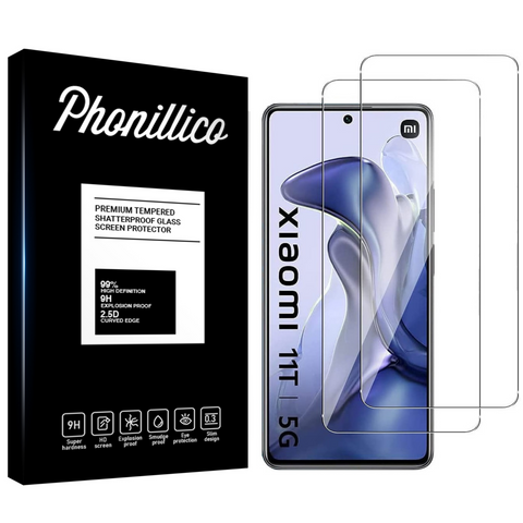 Lot 2 Verres Trempé Xiaomi 11T / 11T PRO | Phonillico