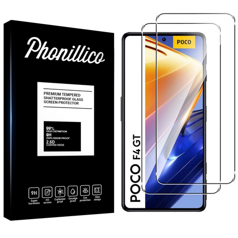 Lot 2 Verres Trempé Xiaomi Poco F4 GT - Phonillico