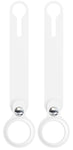Porteclés blanc airtag long