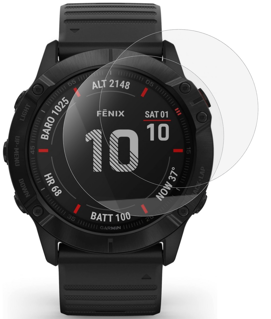 Lot 2 Verres Tremp Garmin Fenix 6X Pro Sapphire